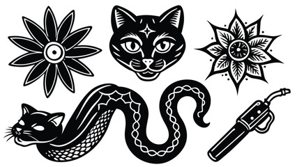 Stippled Rebellion: Retro Threats & Wild Icons