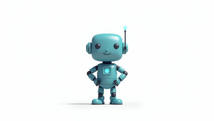 Fototapeta premium Explore how autonomous decision systems leverage AI analytics and algorithm-driven insights for optimized business strategies in a cute vector style.