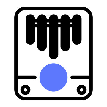 This Kalimba icon is suitable for Africa, Africa Day, etc