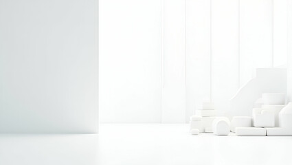 Sleek Minimalist Flat Wallpaper Design: Expansive Space Illustrating Fintech Retirement Planning with Innovative Investment Tools for Sustainable Wealth Growth