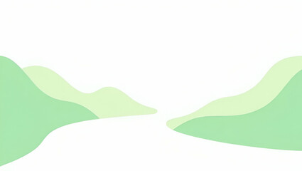 Obraz premium Eco-Conscious Flat Modern Wallpaper: Abstract Minimalist Design for Sustainable Energy Research & Clean Power Systems with Space for Text Overlays