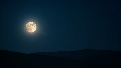 Stunning May Full Moon: Captivating Nocturnal Imagery Showcasing Celestial Beauty and Luminous Radiance for Premium Outdoor Stock Photography - Perfect for Your Next Project