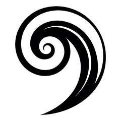 Abstract Spiral Tattoo Vector Set – Tribal, Swirl, Modern Circular Ink Symbols