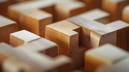 Close-up of polished wooden joints with visible glue lines, perfectly aligned for seamless craftsmanship, showcasing the precision of professional woodworking and expert joinery techniques.