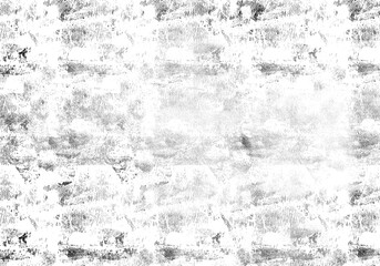 Abstract grunge black and white distressed texture background, Isolated on transparent background, PNG	