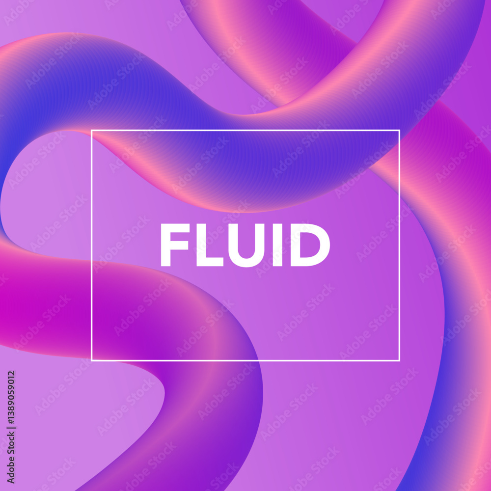 Poster abstract background with blue fluid and liquid shapes futuristic banner design in a modern style, cu