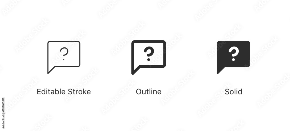 Fototapete question mark icon button in speech bubble. faq sign, customer support and support sign or ask and help signs with red question icon symbol - ask bubbles icons - frequently asked questions signs
