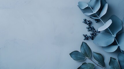 Labor Day Blue - Gray Background: Presenting Workers' Steady and Resolute Struggle Posture with the Blue - Gray Tone