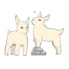 子やぎ:高いところが好き