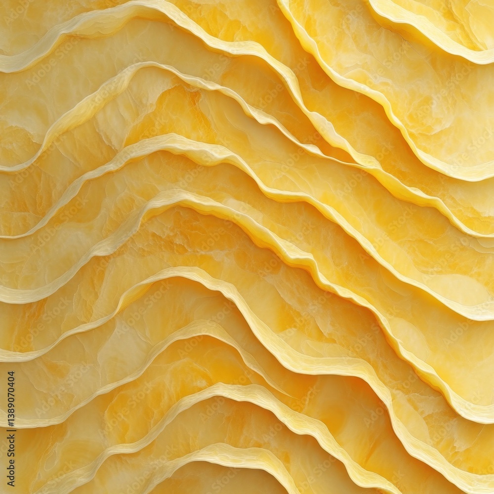 Poster elegant golden yellow abstract background with wavy lines creating a flowing marble texture for grap