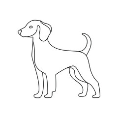 Dog Line Art Design The Graceful Canine