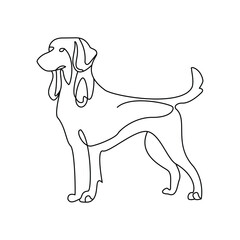 Dog Line Art Design The Graceful Canine