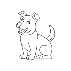 Dog Line Art Design The Graceful Canine