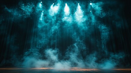 Obraz premium Stage Lighting, Smoky Atmosphere (1)