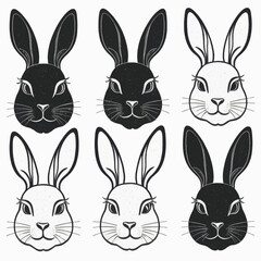 rabbit faces