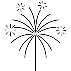 "Fireworks & Freedom Vector Design - High-Quality Printable Graphics"