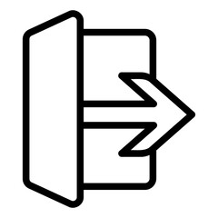 logout Line Icon