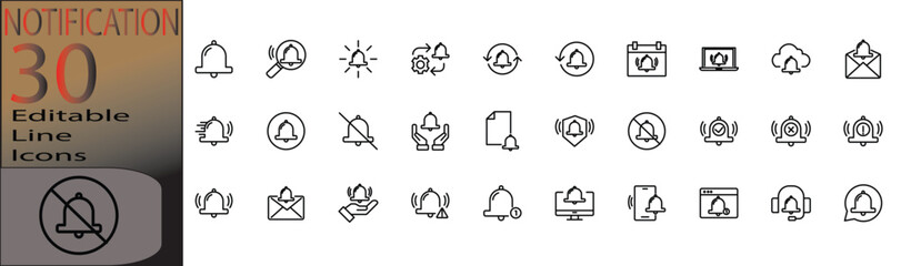 Notification line icon set cannot be edited already expanded and merged