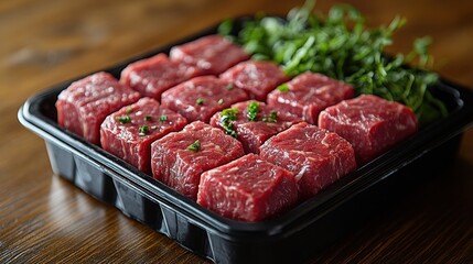 Premium Beef Cubes Ready for Grilling