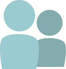 Teamwork and Group Discussion Vector Icon Set - Flat Design Style