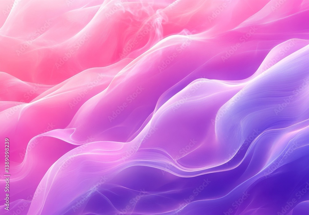 Poster a colorful, abstract background with pink and purple waves. the colors are vibrant and the waves are