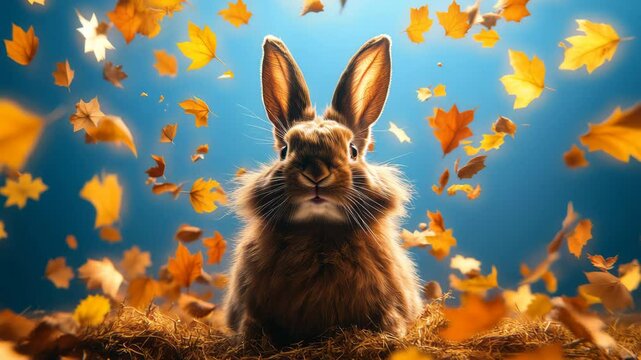 rabbit on the meadow