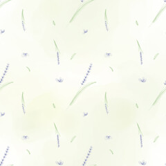 seamless pattern of lavender