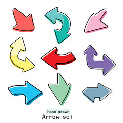 set of colorful arrows