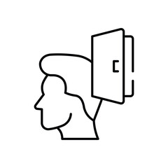 Open Mindedness Vector icon