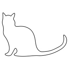 Cat Line Art