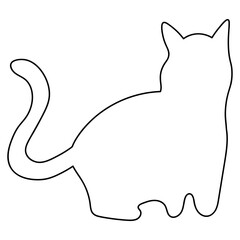 Cat Line Art