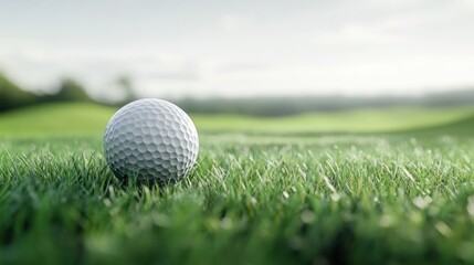 Obraz premium Template for your golf design with sample text