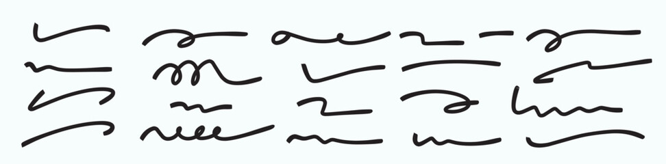 backgrounds, curve, doodle, horizontal, icon set, ink, paintbrush, pen, pencil, scratched, signature, sketch, design element, scribble, signing, abstract, art, computer graphic, illustration, shape, c