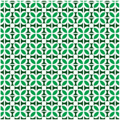seamless pattern with green leaves
