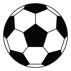 サッカーボール　イラスト　アイコン