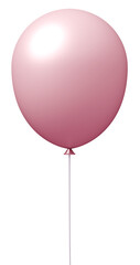 3D画像_風船_ピンク
