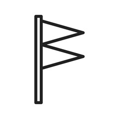 Gale Warning icon vector image. Suitable for mobile apps, web apps and print media.