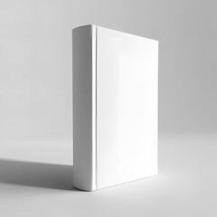 Naklejka premium Realistic Hardcover Book Cover Mockup Featuring Customizable Front, Spine, and Background.