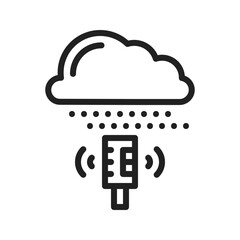 Weather Sensor icon vector image. Suitable for mobile apps, web apps and print media.