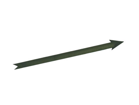 An Illustration Of Green Arrow Pointing To The Right Isolated On Black