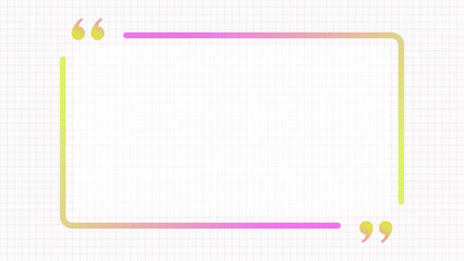 グリッドの背景（白背景）とフレームのイラスト