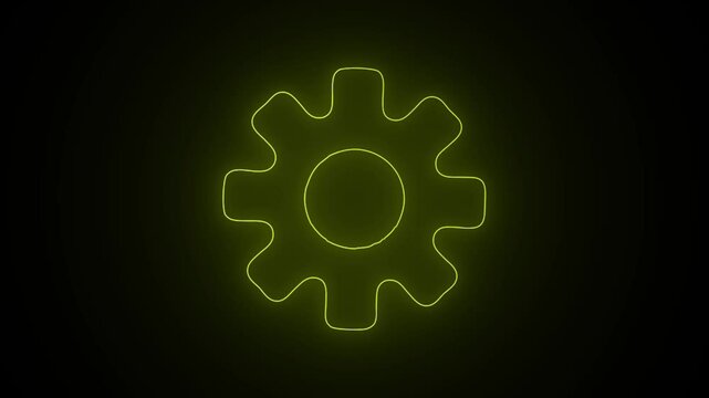 Cogs gears working loading screen style motion background