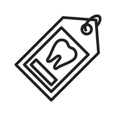 Label icon vector image. Suitable for mobile apps, web apps and print media.