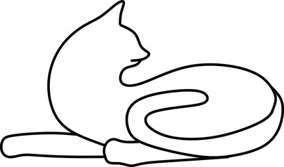 Cat Line Art