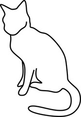 Cat Line Art