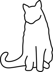 Cat Line Art