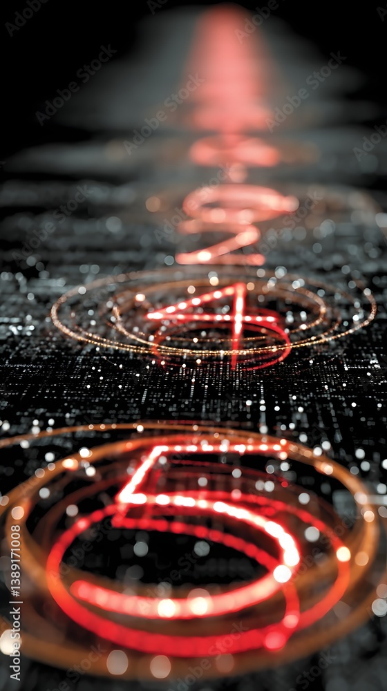 Poster computational power of ai visualized, massive deep learning model processing intricate datasets, glo