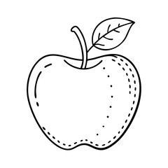 apple icon, apple vector illustration-simple illustration of apple, perfect for apple logos and icons