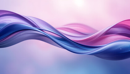 Naklejka premium Big Neon Wave Background