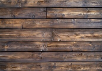 Naklejka premium Close up image showcasing wooden planks horizontally arranged on a surface